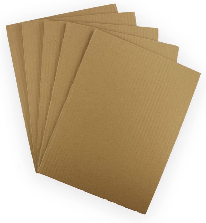 EcoSwift 25 5x7 Corrugated Cardboard Filler Inserts Sheet Pads 1/8" Thick 5 x 7 - Image 4